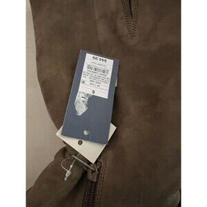 Universal Thread Frances Women Faux Suede 2.25" Heel Ankle Boots, Brown, Size 6